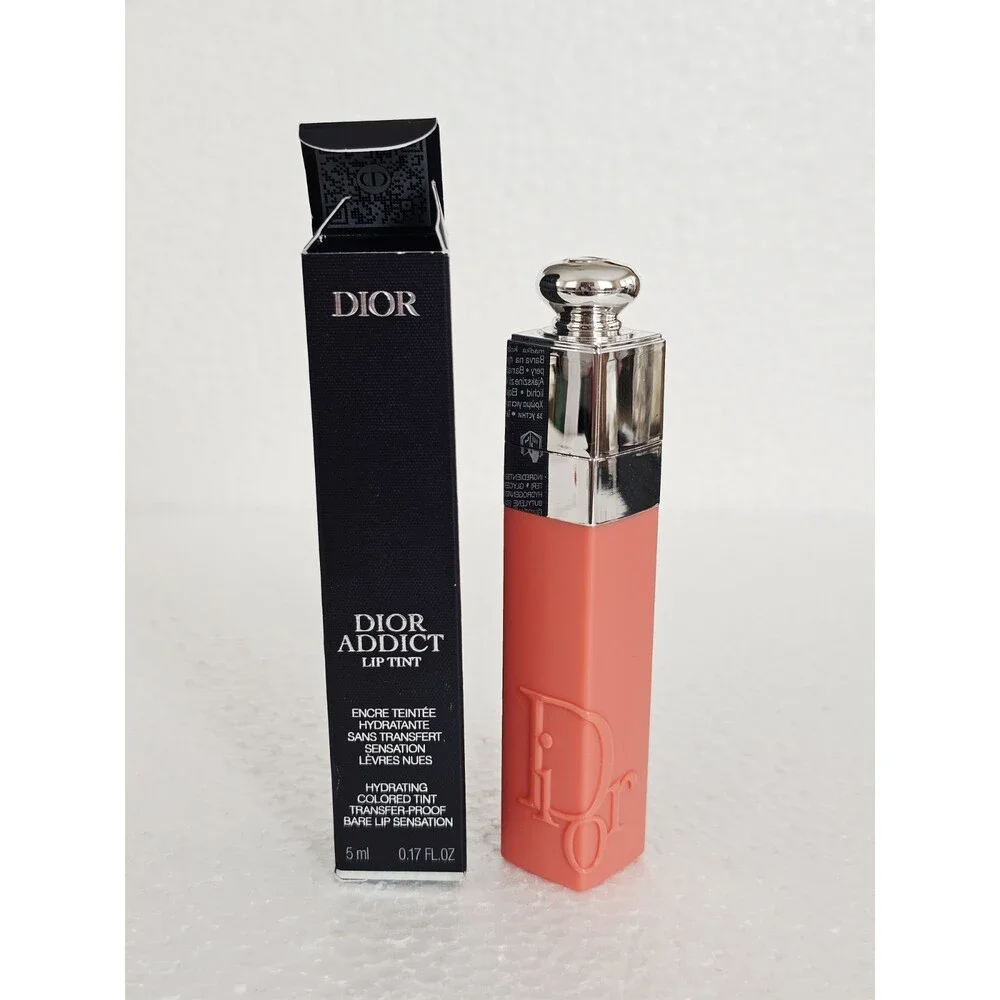 Dior Addict Lip Tint Hydrating Matte Finish 251 Natural Peach Brand New With Box